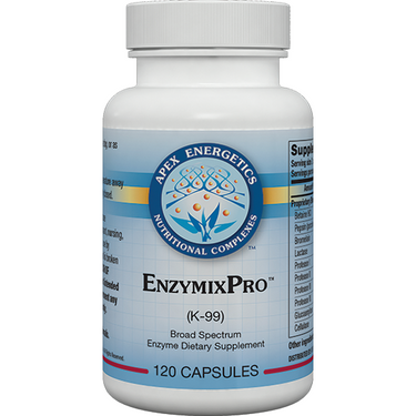 Enzymix Pro (K-99) - Apex Energetics - Broad Spectrum Digestive Enzyme and Nutrient Absorption Formula